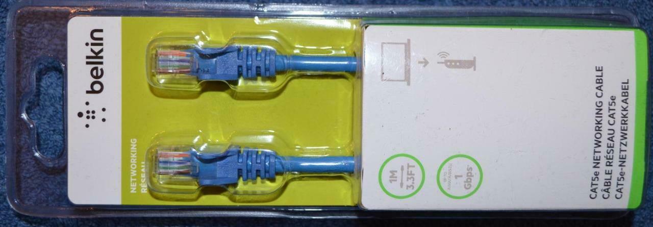 

Belkin Cat5e Network Patch Cables NEW