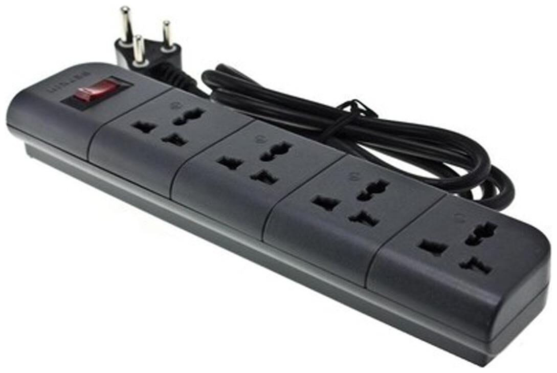 

Belkin F9E400Zb 4 Socket Surge Protector (Black)