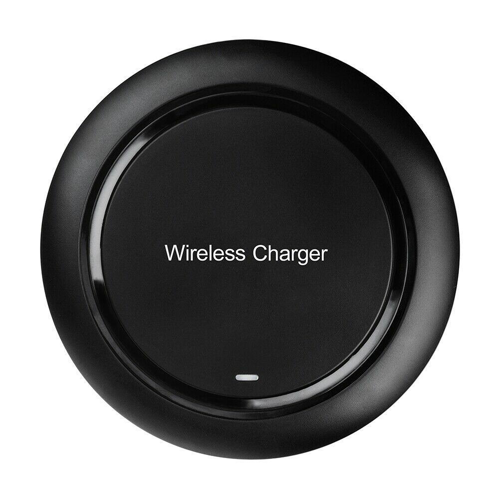 

Black Qi Wireless Charging Power Charger Pad For Samsung Galaxy Note 7 Phone