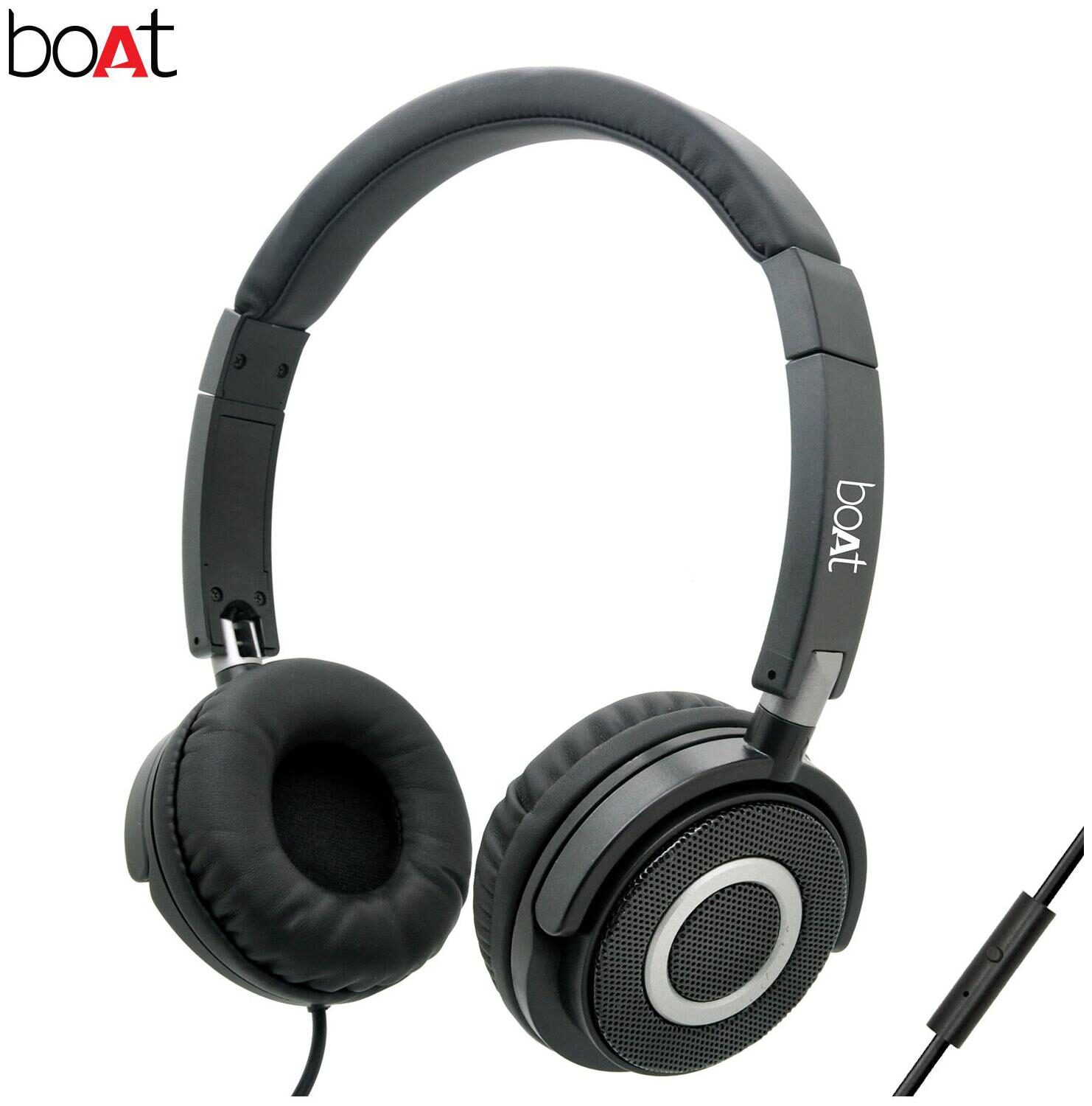 

boAt Bassheads 900 Super Extra Bass On-Ear Wired Headphone ( Black )