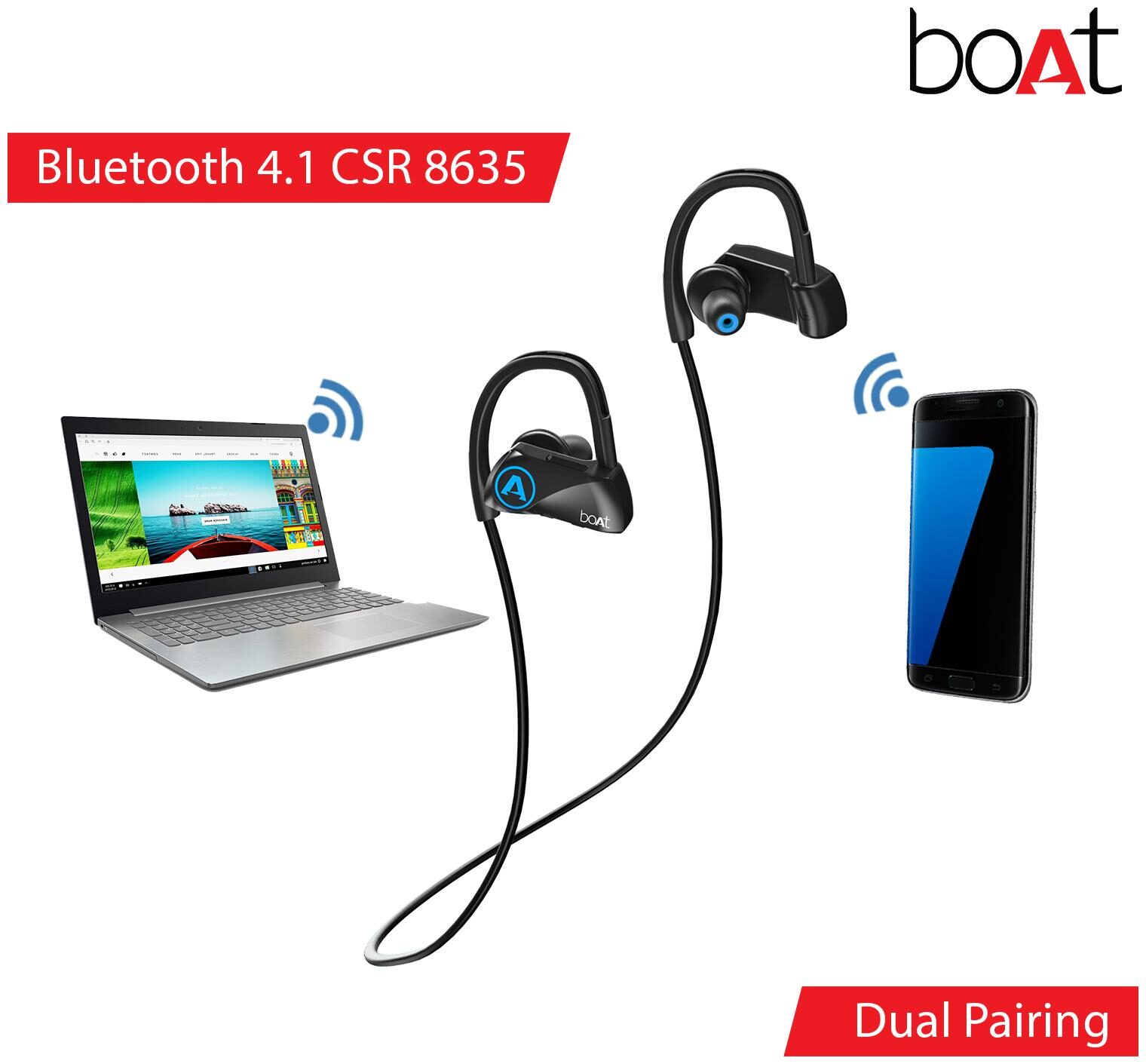 

boAt boAt Rockerz 261 In-Ear Bluetooth Headset ( Blue )