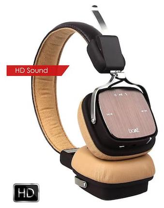 

Boat Rockerz 600 Hd Sound On-Ear Bluetooth Headphones With Mic (Brown)