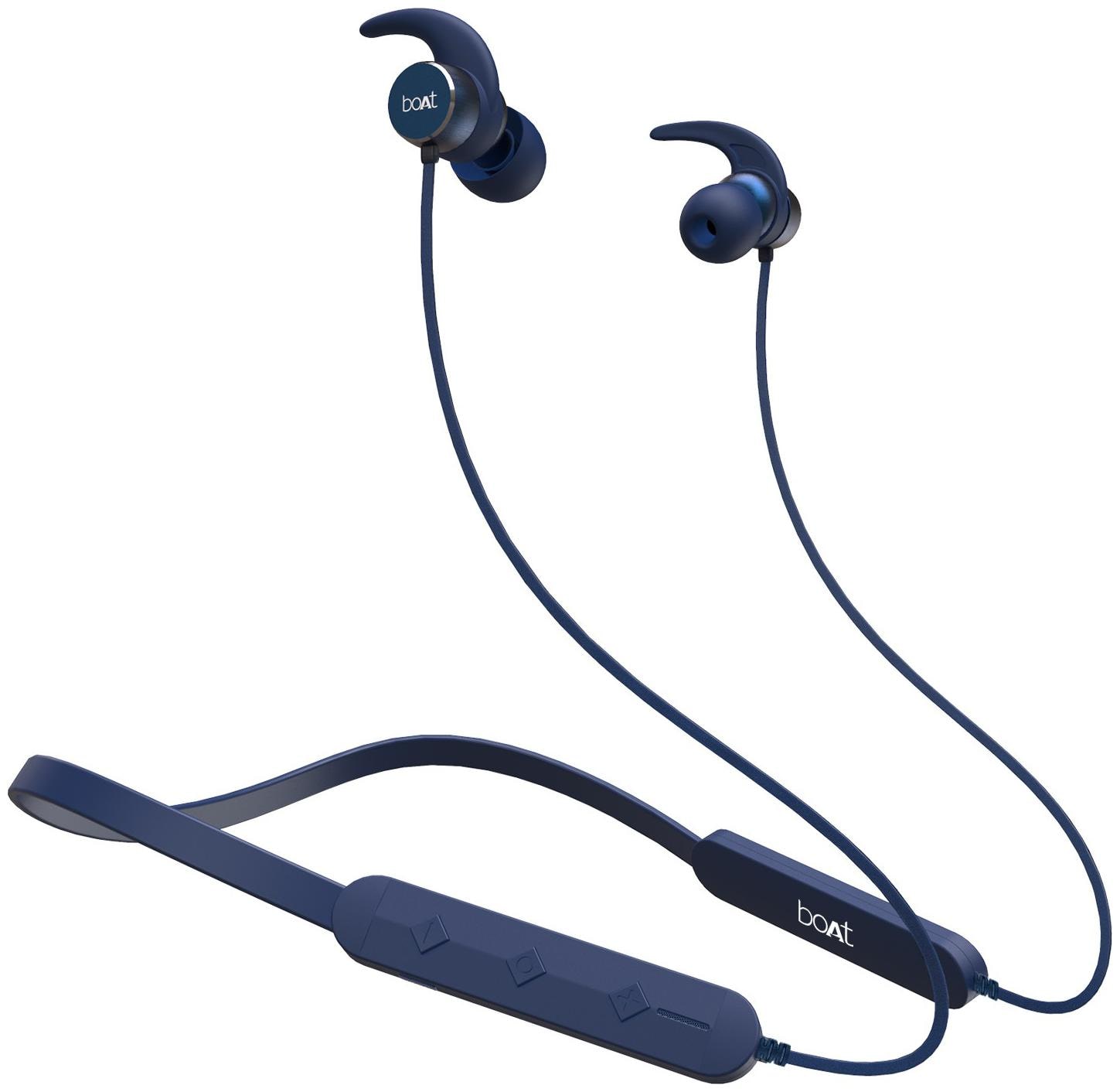 

boAt Rockerz 258 Pro in-Ear Bluetooth Neckband Earphone with Mic (Navy Blue)
