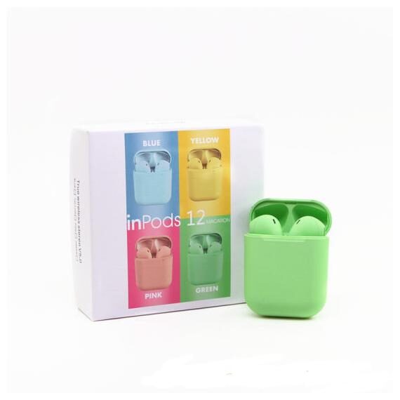 

BTK Trade InPods-12 In-Ear Bluetooth Headset ( Green )