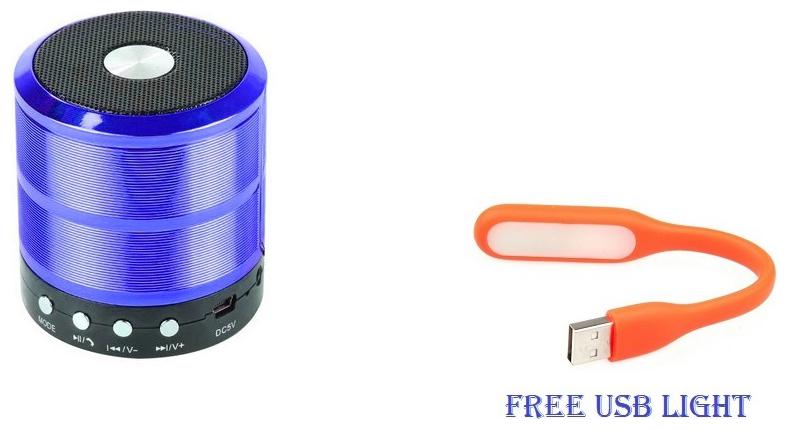 

BTK Trade WS-887 Bluetooth Portable speaker ( Blue )
