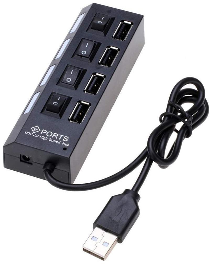 

Buy 4 Port Hi-Speed USB Hub with Power Switch Fast Support