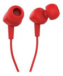 C100SI In Ear Headphones with Mic red