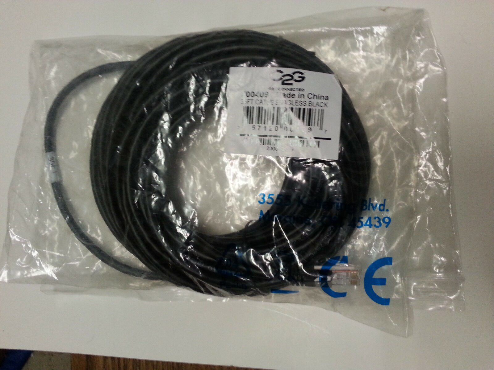 

C2G 35Ft Cat5E Black Patch Cable