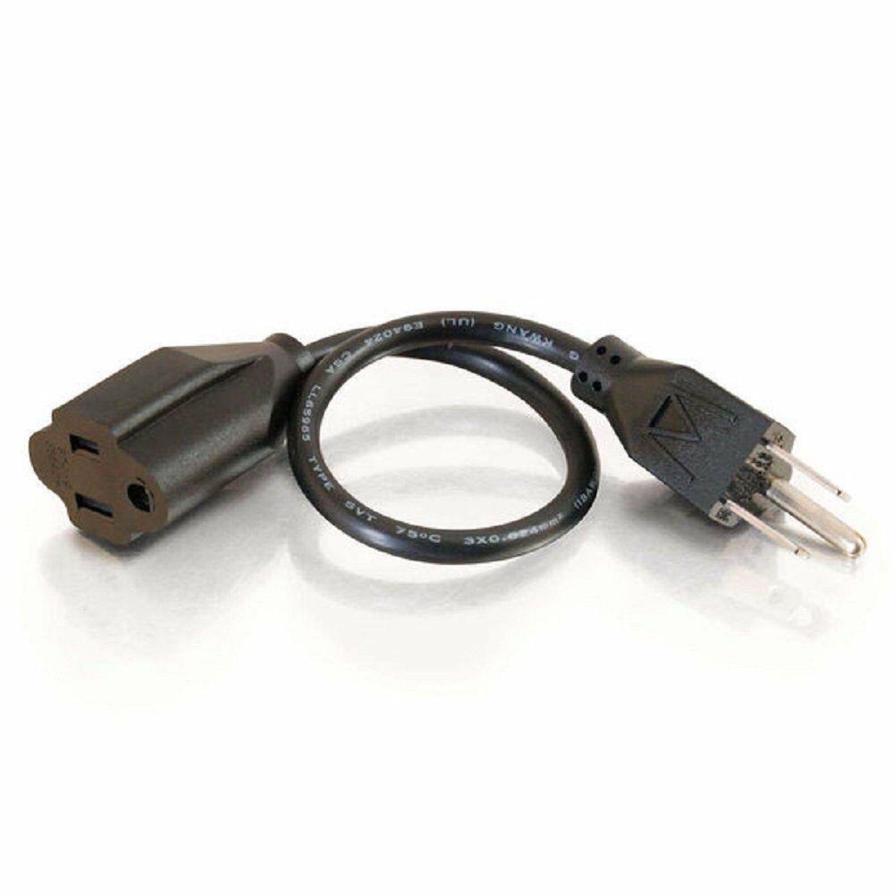 

C2G Cables to Go 53410 18 AWG Outlet Saver Power Extension Cord (NEMA 5-15P to