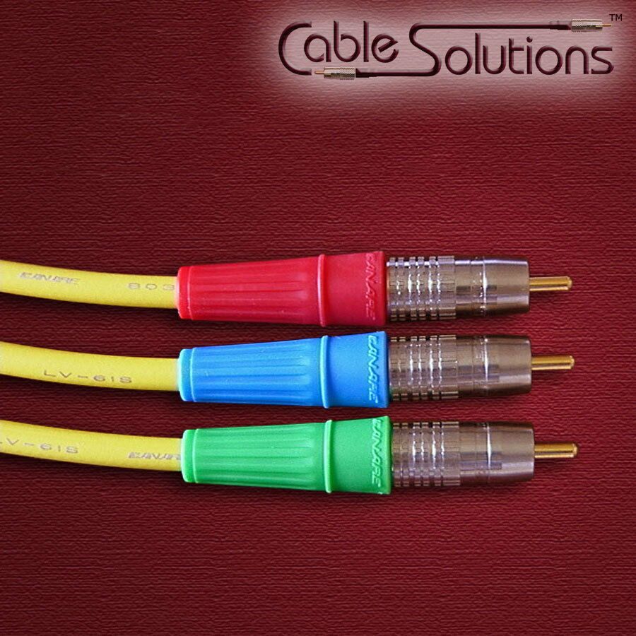 

Canare LV-61S Pro Series Component Video Cables 1 5m
