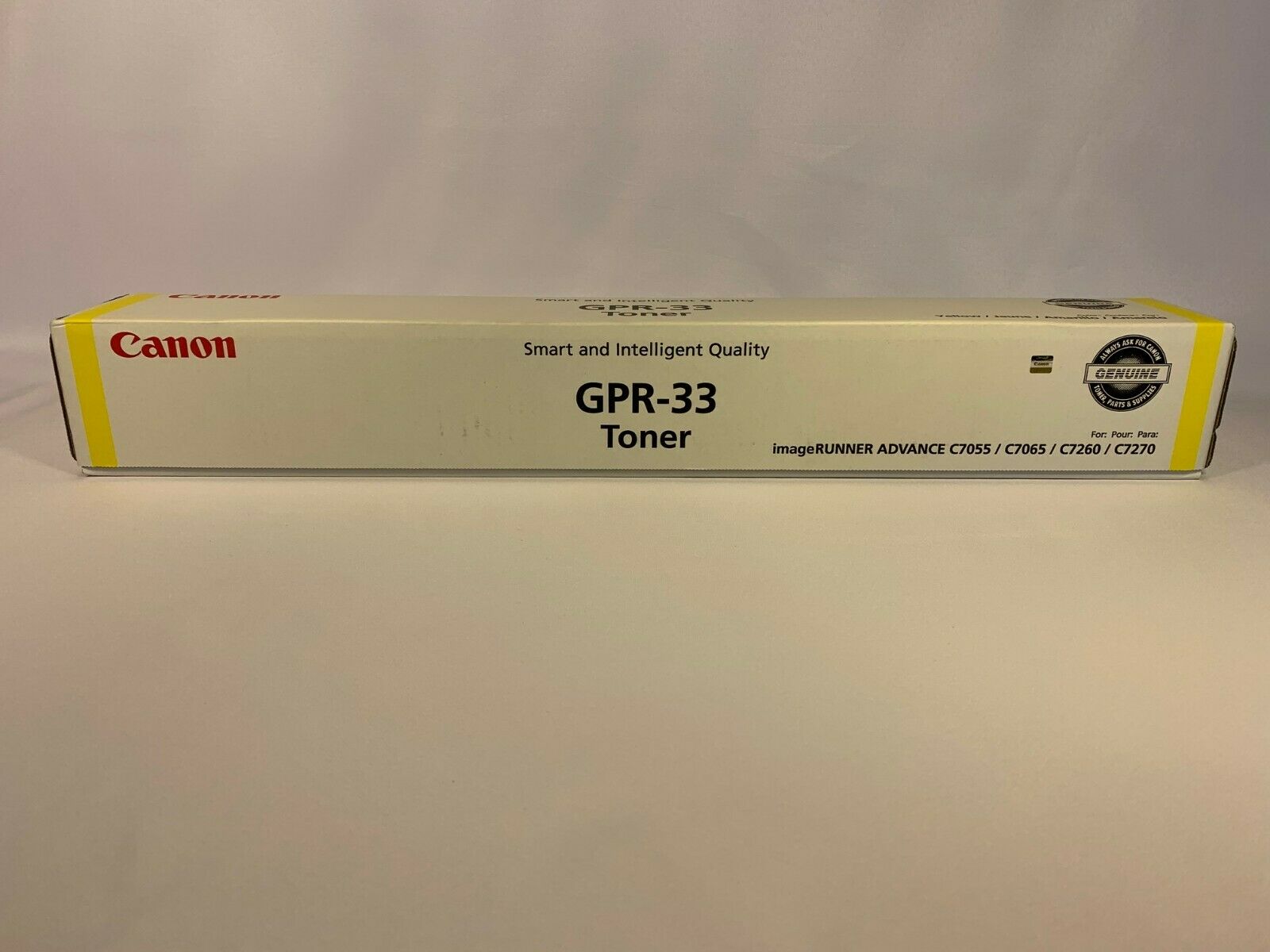 

Canon GPR-33 Toner Yellow 2804B003 AA for iR-ADV C7055 C7065 C7260 C7270 New