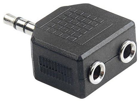 

Capslock 3 5 mm Male To Two 3 5 mm Female Stereo Audio Cable (Pack of 1)