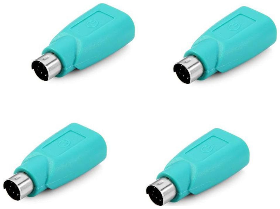 

CAPSLOCK (Pack of 4)PS2 Male to USB Female Converter for PS2 Computer Keyboard Mouse and Other Device