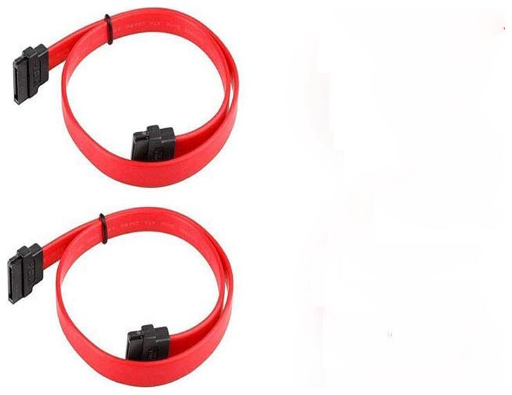 

Capslock Sata Iii (Sata 3) Cable Hard-Disk Cable Red (40Cm) With No Locking Latch 2Pcs