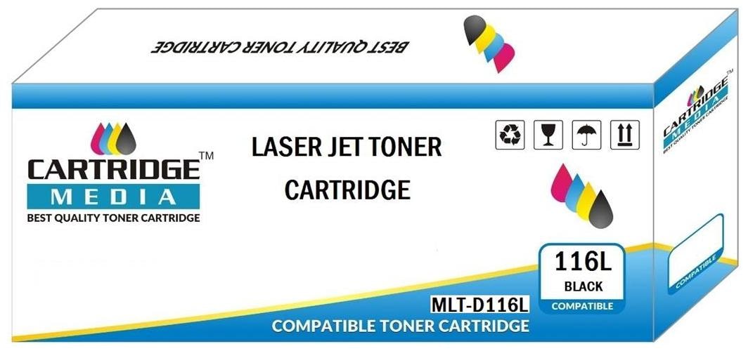 

CARTRIDGE MEDIA 116S Compatible for Samsung MLT-D116S Black Laserjet Toner Cartridge for Samsung Laser Printers Samsung Xpress SL-M2625 SL-M2626 SL M2675 SL-M2676 SL-M2825 SL-M2826 SL-M2875 SL-M2876