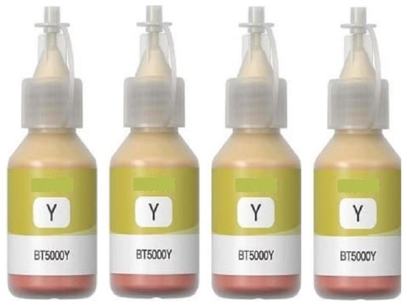 

Cartridge Vista Compatible Brother BT6000 Ink Yellow Pack of 4 Ink bottle for Compatible for Brother DCP T300 DCP T310W DCP T500W DCP T510W