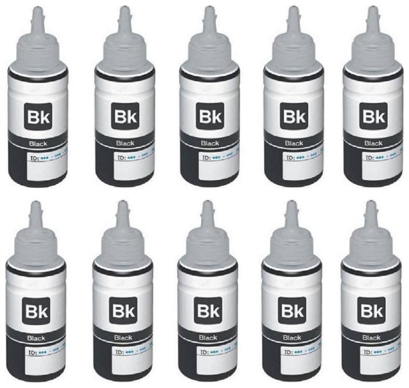 

Cartridge Vista Compatible Epson T664 Ink Black Pack of 10 Ink bottle for Compatible For Epson L130 L220 L310 L360 L365 L380 L385 L405 L455 L485 L550 L555 L565 L605 L655