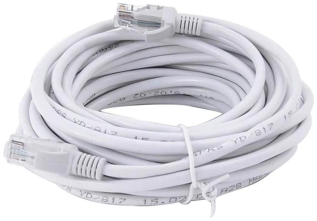 

CAT 5E RJ45 20 mtr Network Ethernet LAN Patch Cable for Laptop Desktop Switches