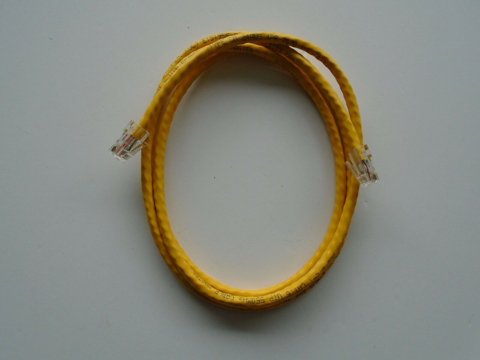 

Cat 6 Ethernet Cable Yellow 5 FT Length Brand New Condition Excellent Wow Look