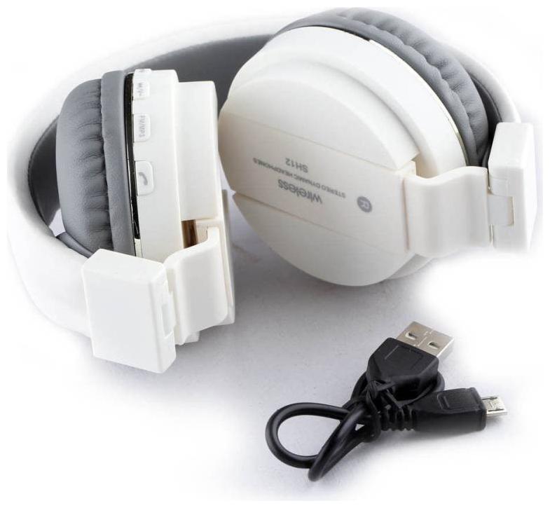 

CHG Over-Ear Bluetooth Headset ( White )