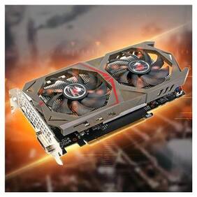 Colorful NVIDIA GeForce GTX 1050 GPU 2GB 128bit Gaming 2048M GDDR5 PCI-E X16 3.0 Video Graphics Card DVI+HDMI+DP Port with Two Cooling Fans