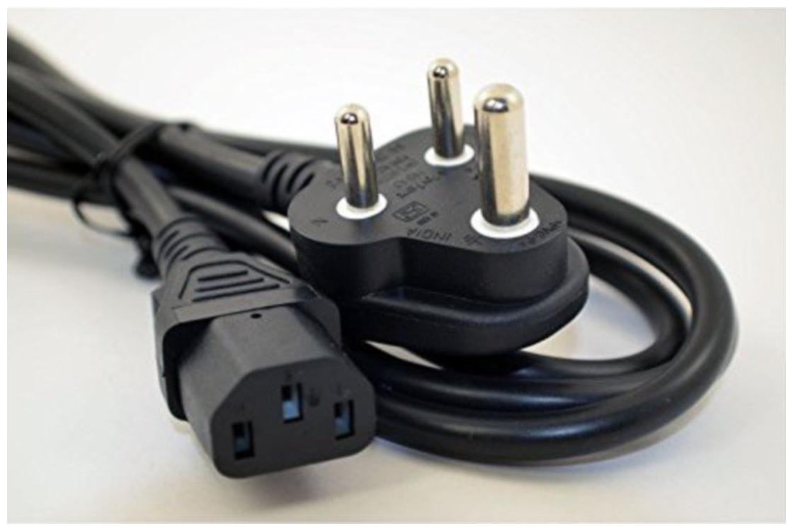 

Computer Power Cord for Desktop (Black)