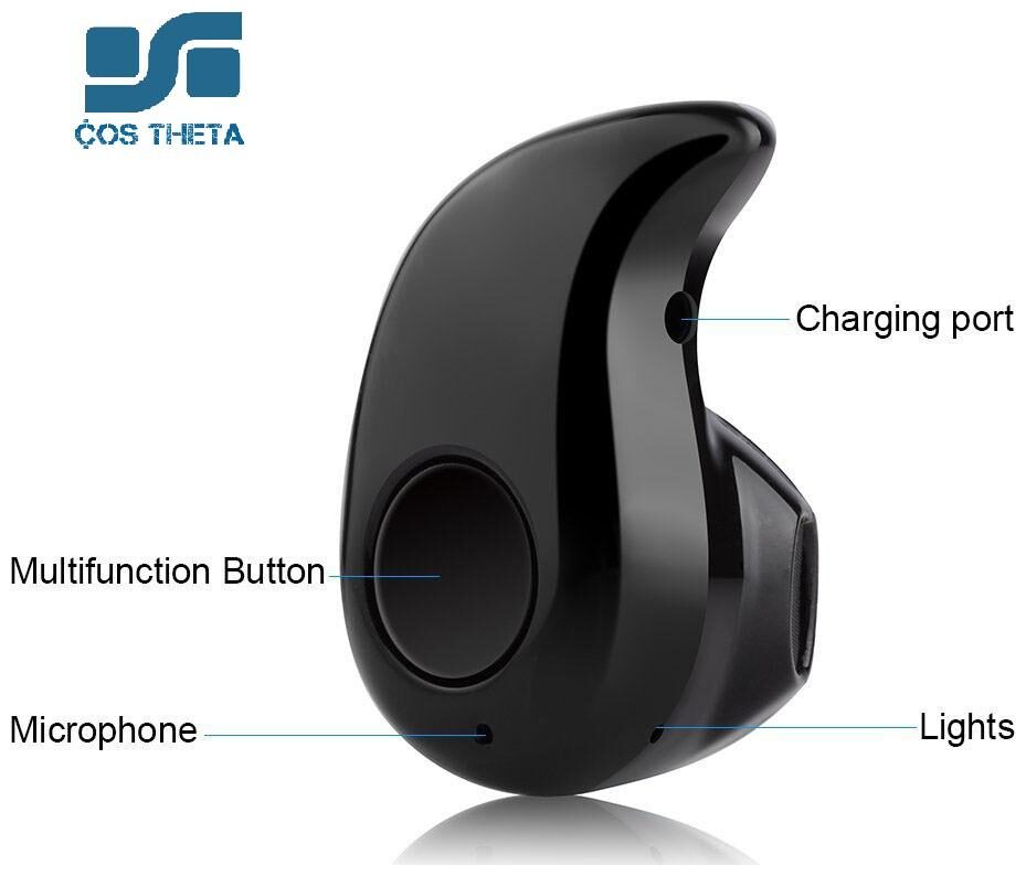

COS THETA Mono Bluetooth Headset ( Black )