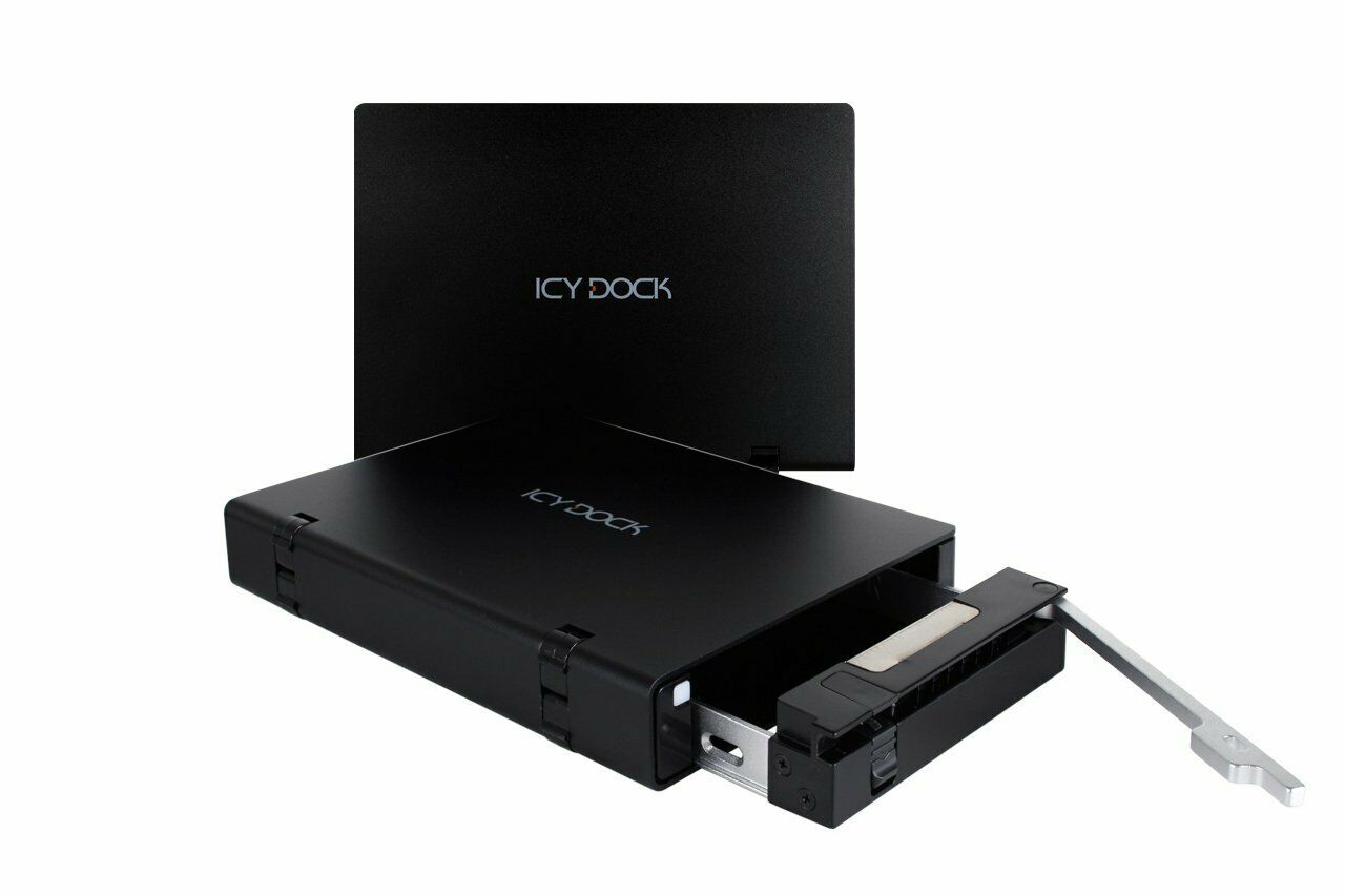 

Cremax ICY DOCK MB559US-1S-B eSATA USB 2 0 External Drive Enclosure