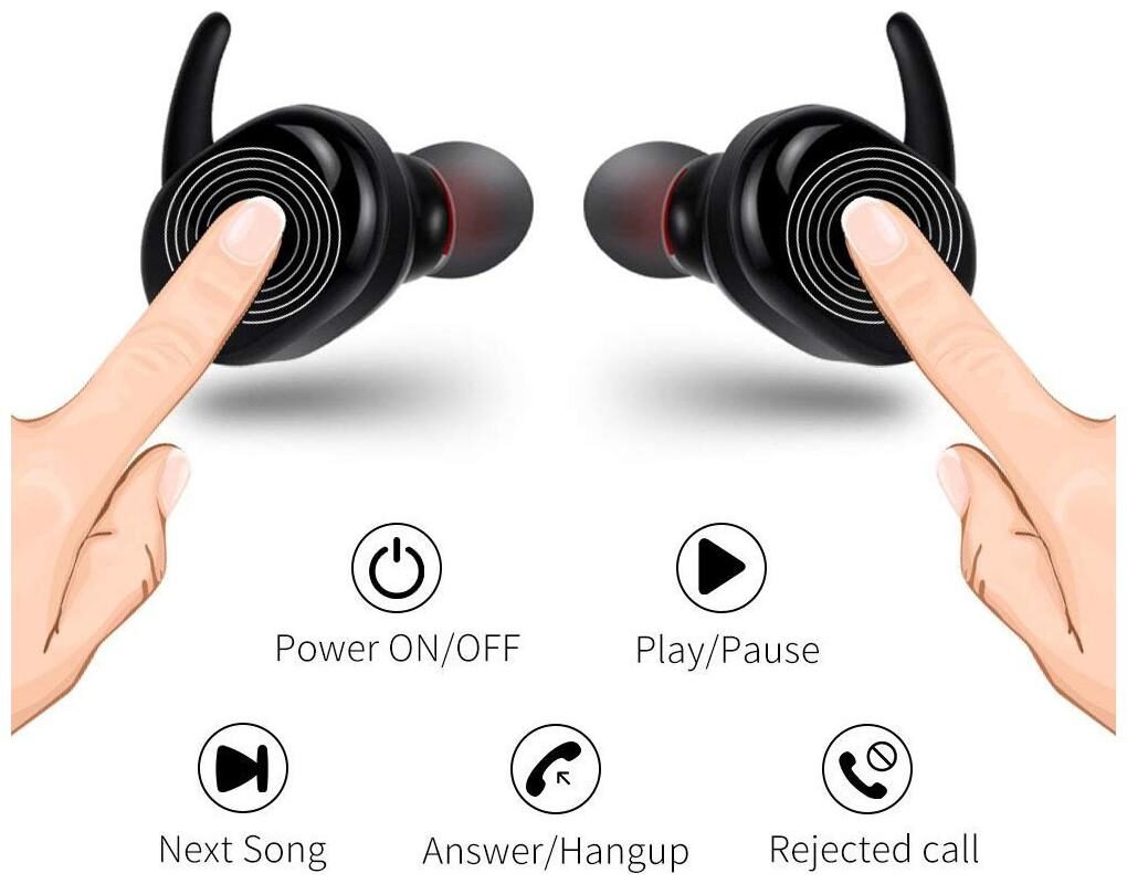 

Crystal Digital Touch Two Mono Bluetooth Headset ( Black )