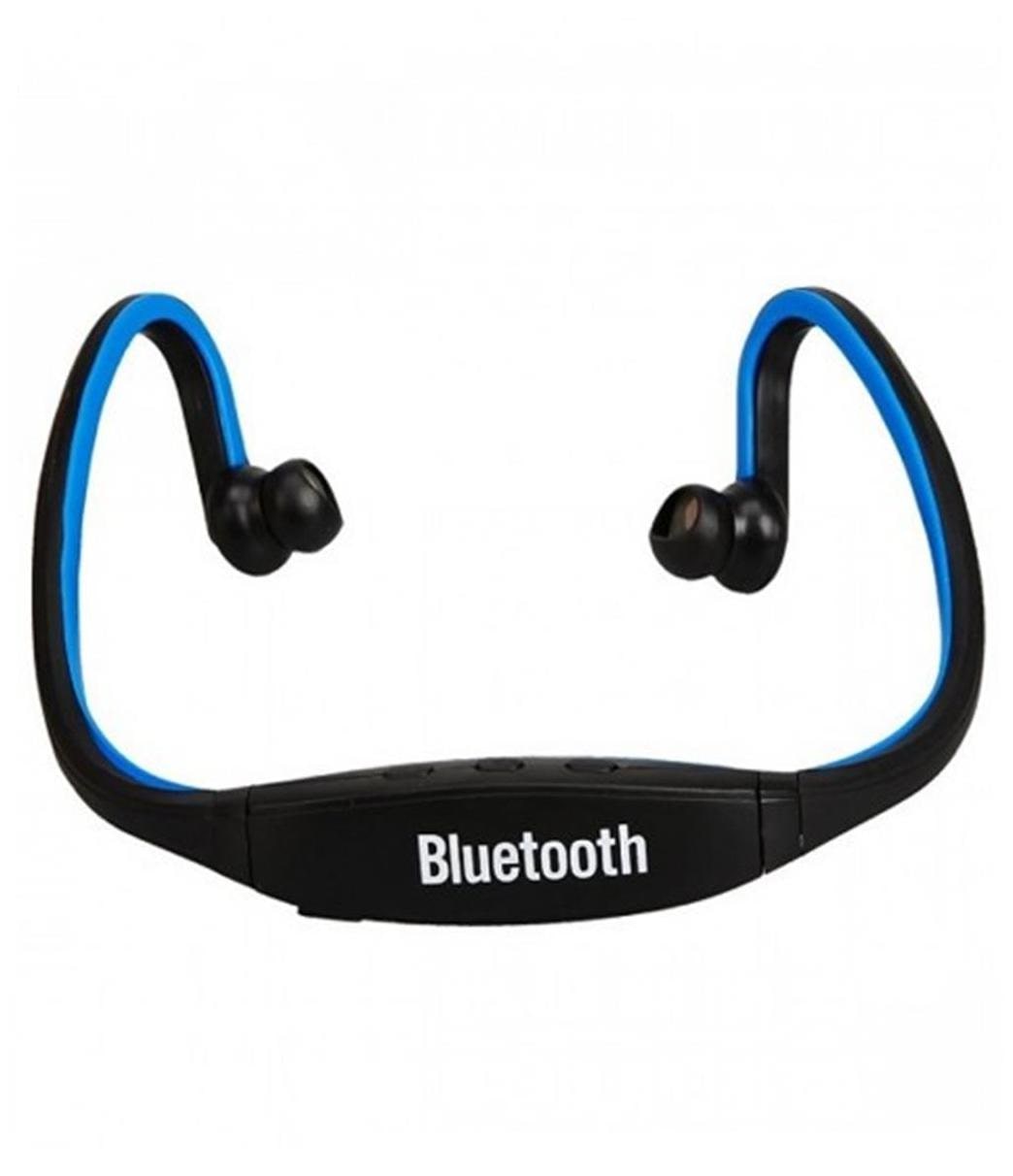 Crystal Digital BS19 Blue Bluetooth Sports Headset With Mic