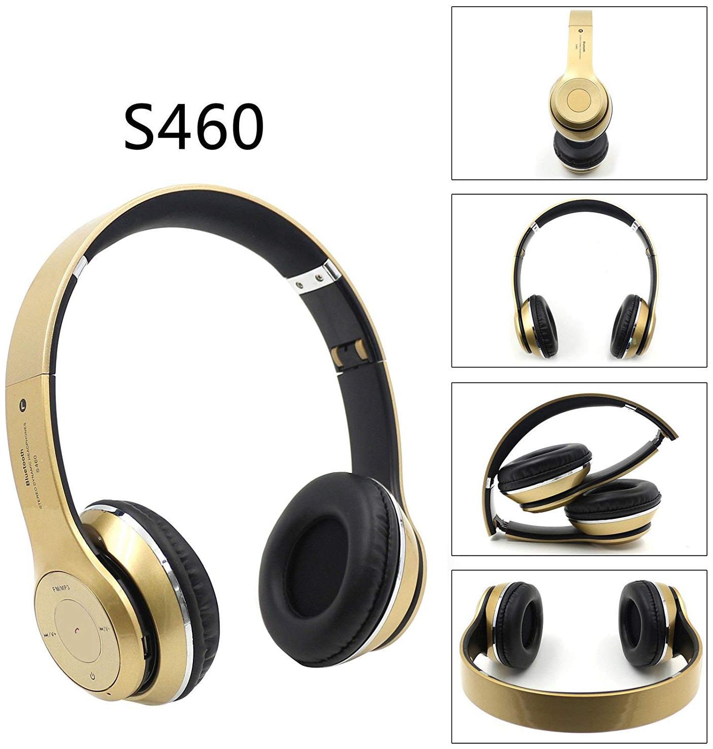 Crystal Digital S460 SPORTS HEADSET Over ear Bluetooth Headsets Gold