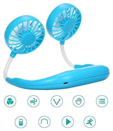 

Crystal Digital Neck fan USB Fan