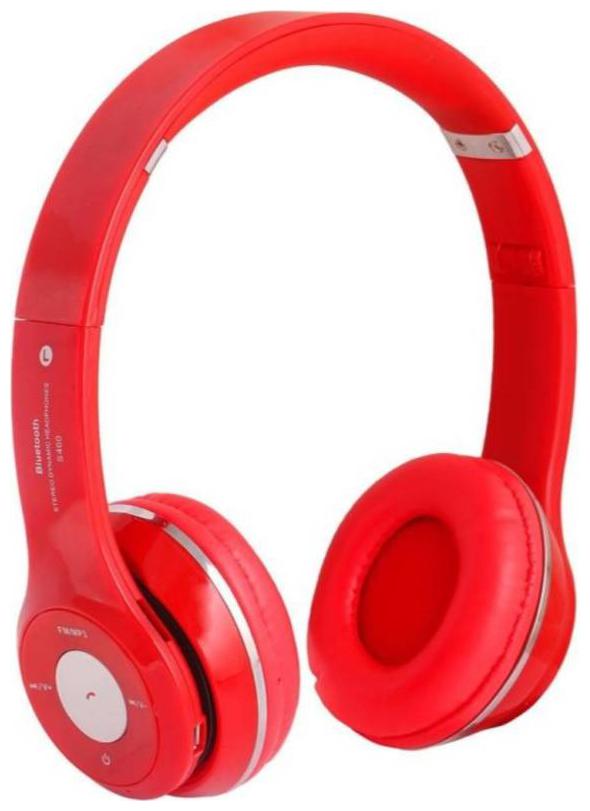 

CHG Over-Ear Bluetooth Headset ( Red )