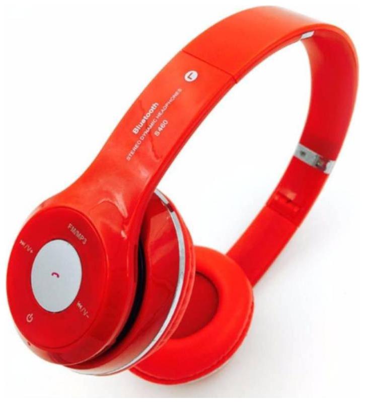 

CHG Over-Ear Bluetooth Headset ( Red )