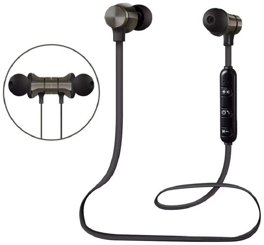 

Crystal Digital Black Magnetic Headset In-Ear Bluetooth Headset ( Black )