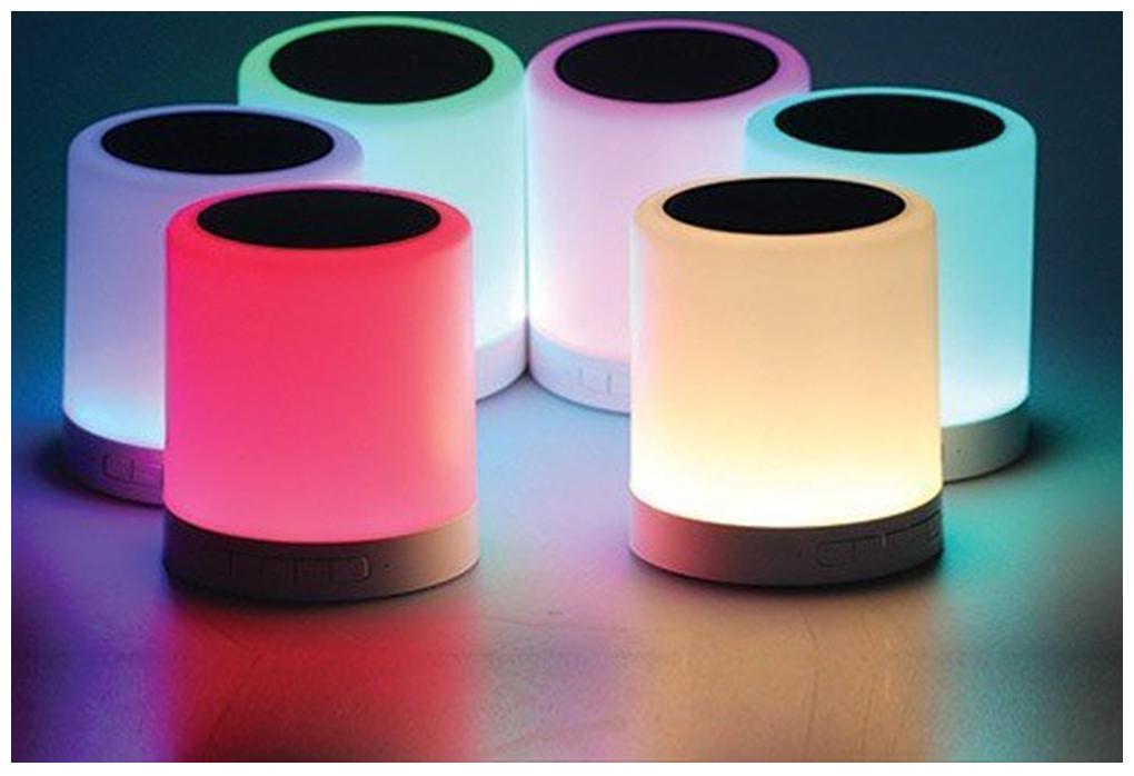 

CYBERBYTE LAMP LIGHT WIRELESS MUSIC Lamp light wireless music Bluetooth Portable speaker ( Assorted )