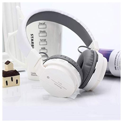 

Czech SH-12 Wireless Bluetooth Headphone with FM SD Card Slot On-Ear Bluetooth Headset ( White )