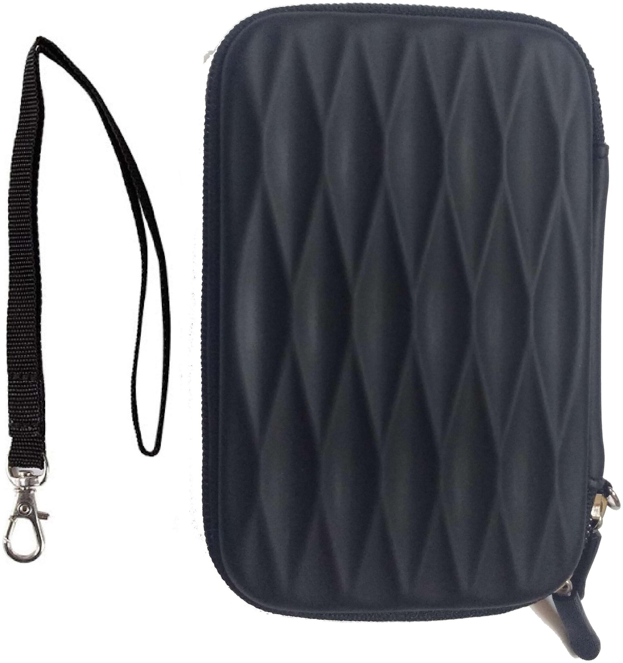 

Daimond Patern Shock Proof Case 2 5 inch External Hard Disk (For WD Samsung Crystal TOC Kingston Wipro Toshiba Kingston Hitachi Dell HP LG Black)