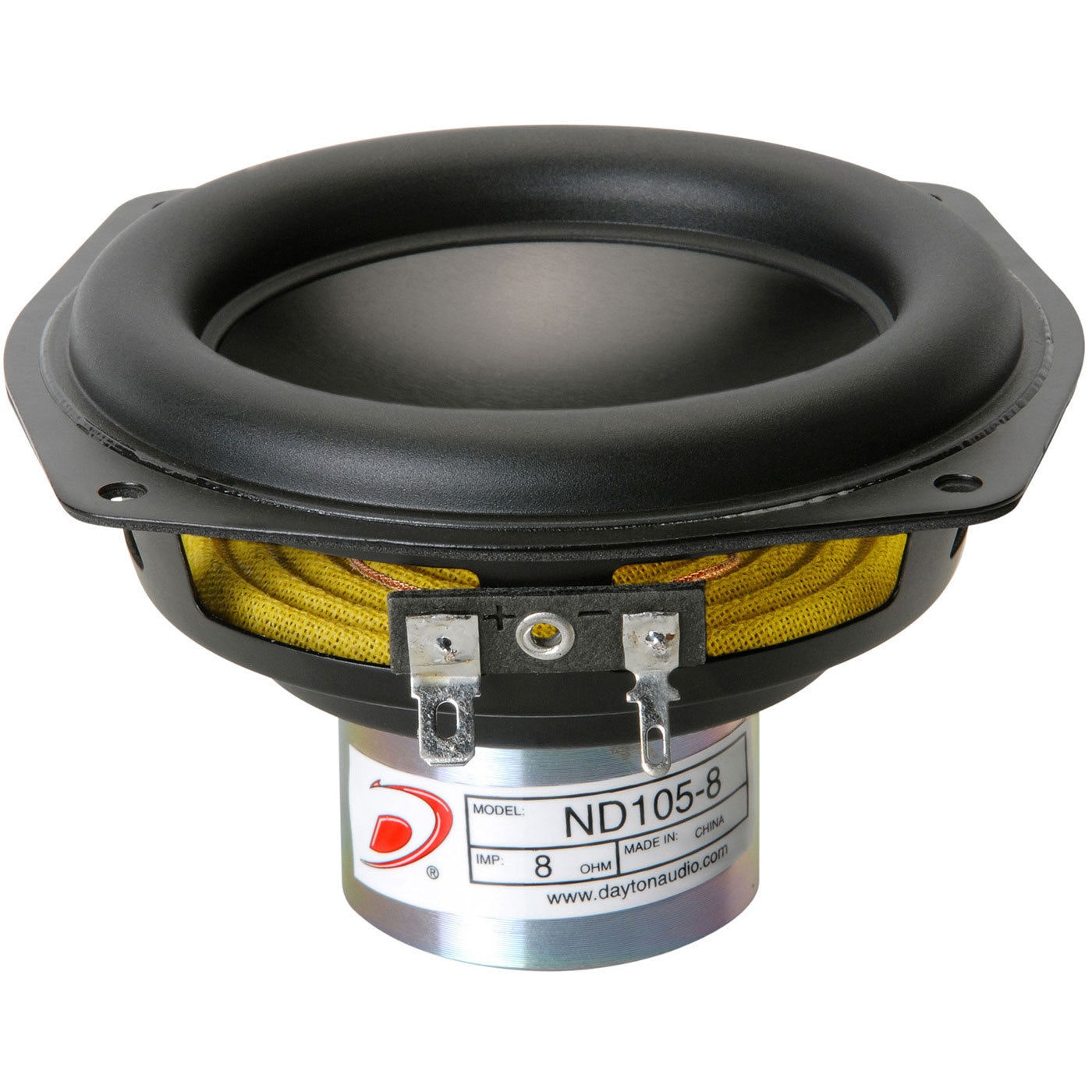 

Dayton Audio ND105-8 4 Aluminum Cone Midbass Driver 8 Ohm