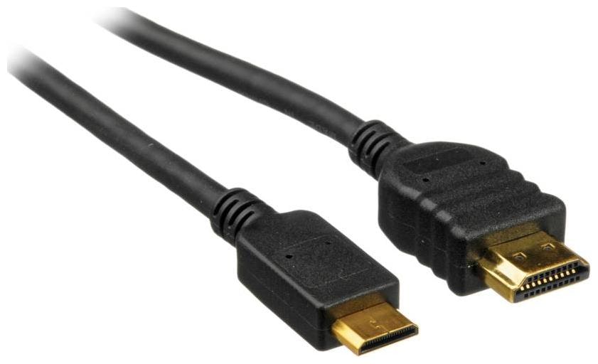 

De-TechInn 1 Mtr Gold Plated Male to Male LED LCD PC And Smart TV Full HD Copper Mini HDMI to HDMI Cable