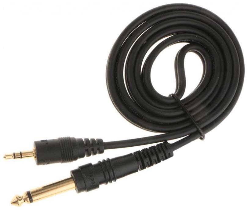 

De-Techinn(1 5 Meter) 6 5mm Mono 0 63 cm Audio Amplifier to 3 5mm Audio Aux Jack Male to Male Audio video Cable Used for Home Office Professional Music Studio Stereo Audio Application Devices