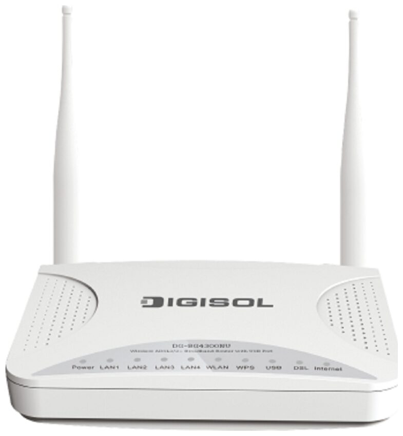 Digisol DG BG4300NU 300 Mbps WiFi Router White