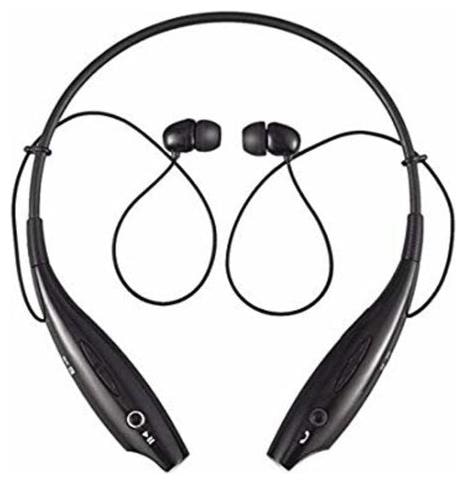 

DOMAZO Hbs-730 Wireless Bluetooth Headset Sweatproof 4Uo412 In-Ear Bluetooth Headset ( Black )