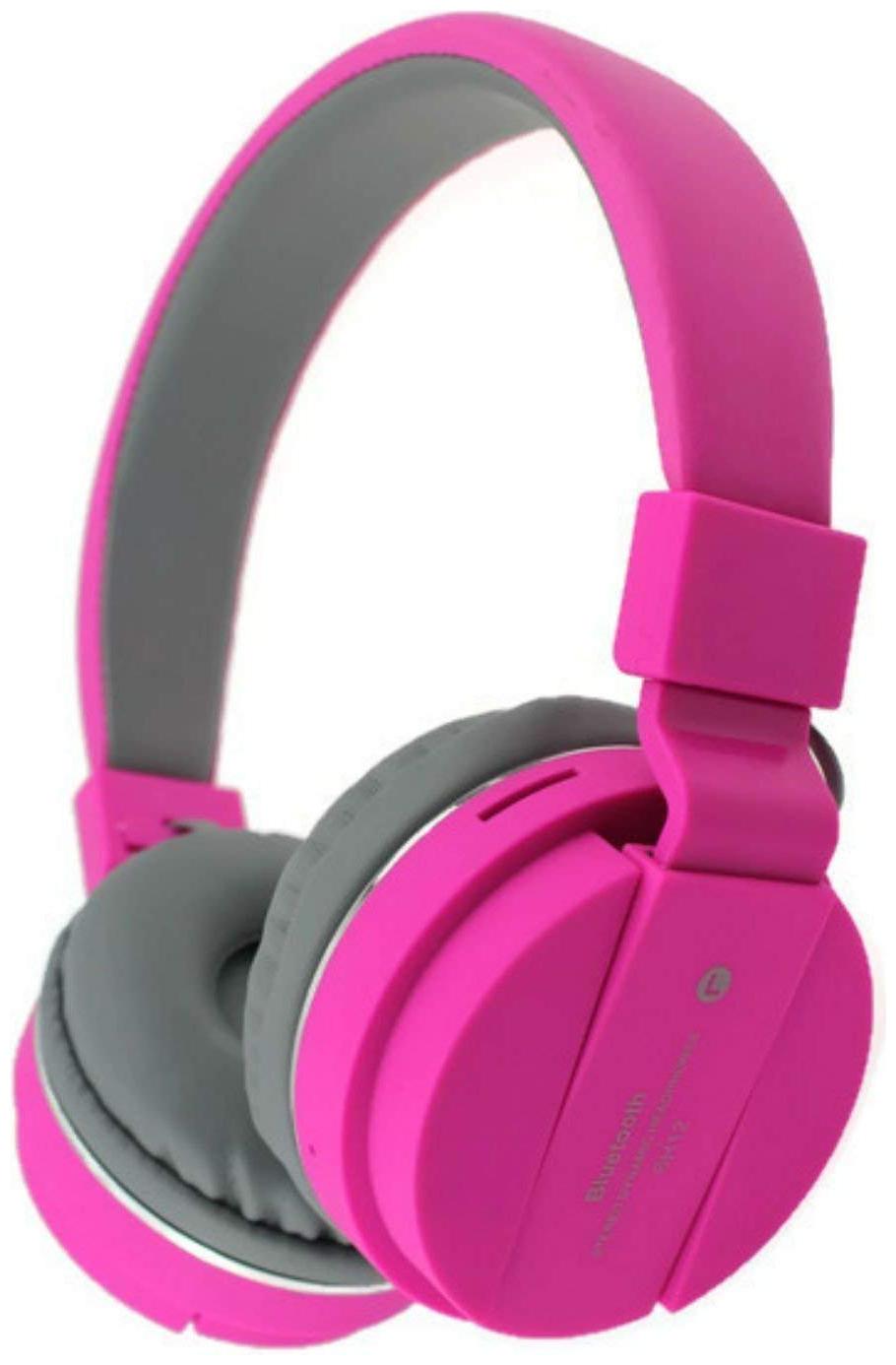 

DOMAZO SH-12 Bluetooth Headphone On-Ear Bluetooth Headset ( Pink )