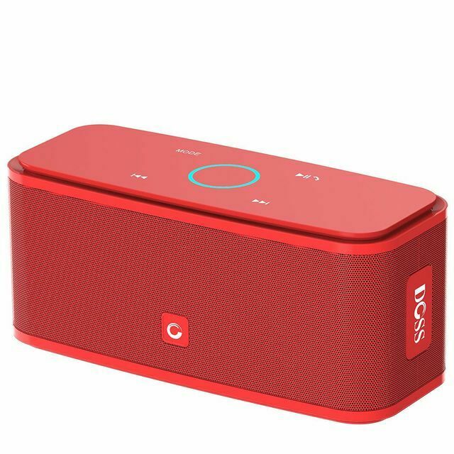 

Doss Touch Wireless Bluetooth V4 0 Portable Speaker with HD Sound and Bass Red