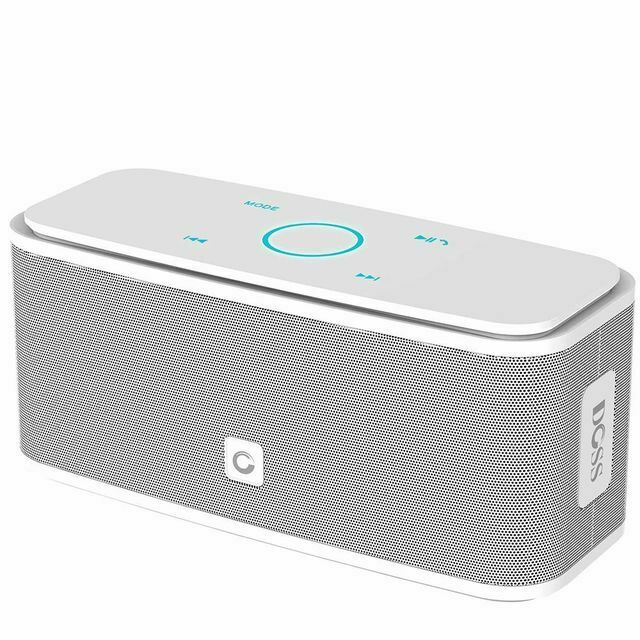 

Doss Touch Wireless Bluetooth V4 0 Portable Speaker with HD Sound and Bass White