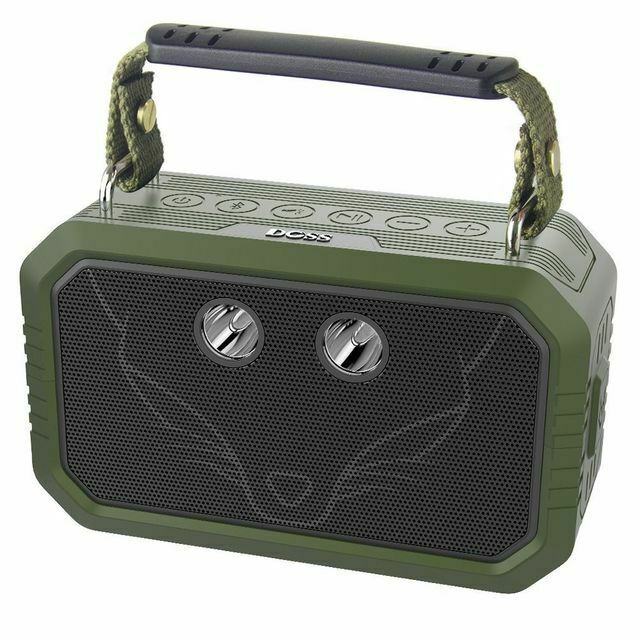 

DOSS Wireless Portable Bluetooth Speaker Waterproof IPX6 20W Stereo Sound Green