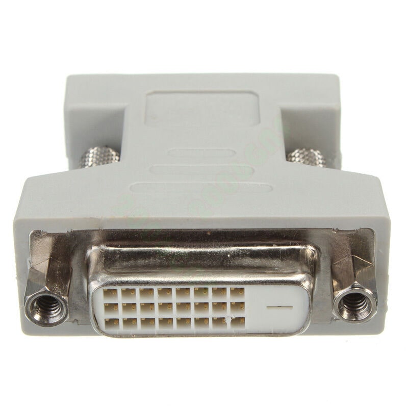 

DVI-I Female 24 1 to VGA Male 15-pin Connector Adapter Converter