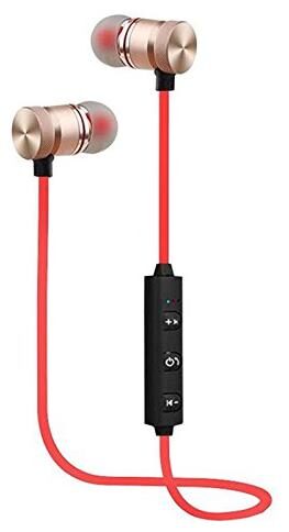 

E-Cosmos Magnetic-ERR In-Ear Bluetooth Headset ( Red )