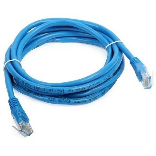 

Eagle 14 FT CAT5e Patch Cord Cable Blue Ethernet Network UTP RJ45 350 MHz 24 AWG